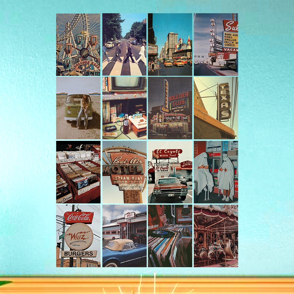 Poster vintage - hiasan dinding - poster vintage aesthetic - wall decor - poster dinding