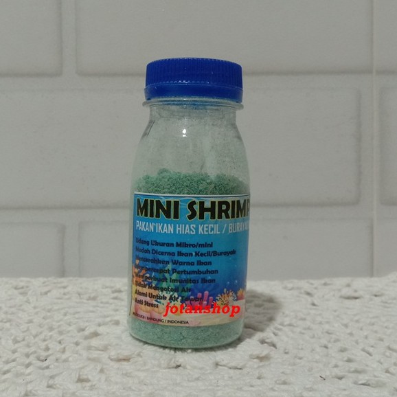 MINI SHRIMP MASTER 30 GR MAKANAN PAKAN IKAN HIAS CUPANG GUPPY LOUHAN 30gr