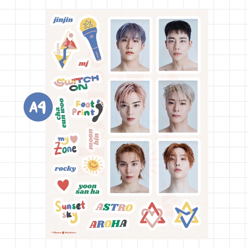 Stiker Kpop ASTRO Switch On Edition