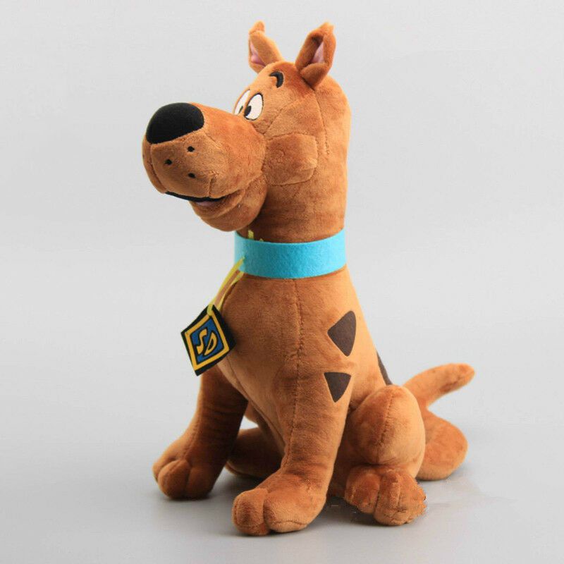 Lovely Brown Scooby-doo Plush Toy Stuffed Soft Kawaii Animal Cartoon Pillow Kids 35cm Stuffed Doll