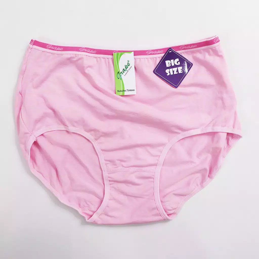 COD Cd Celana Dalam Jumbo Big Size Extra Size Grape Underwear