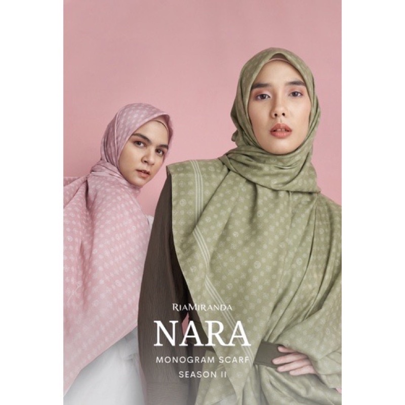 NARA MONOGRAM SCARF RIA MIRANDA