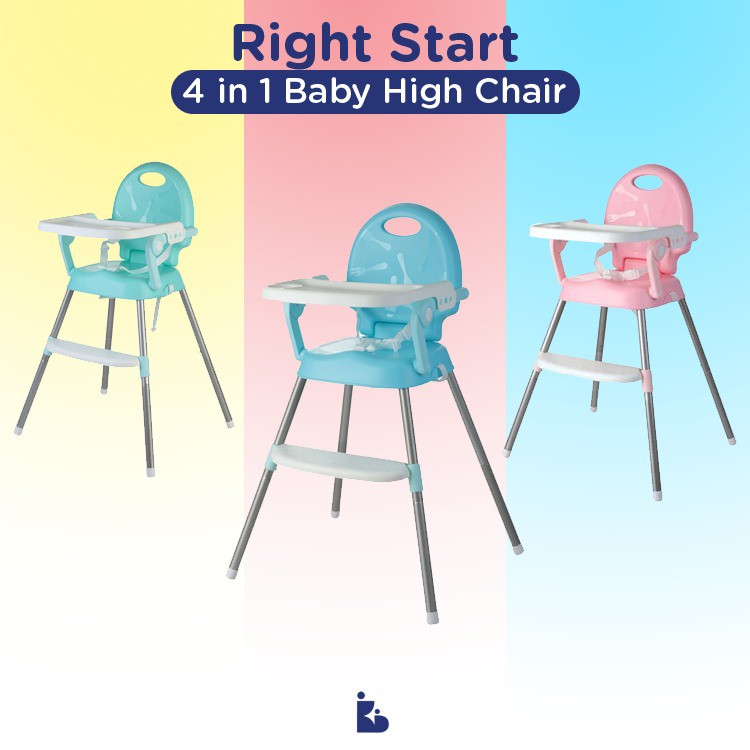 Right Start 4in1 Baby High Chair