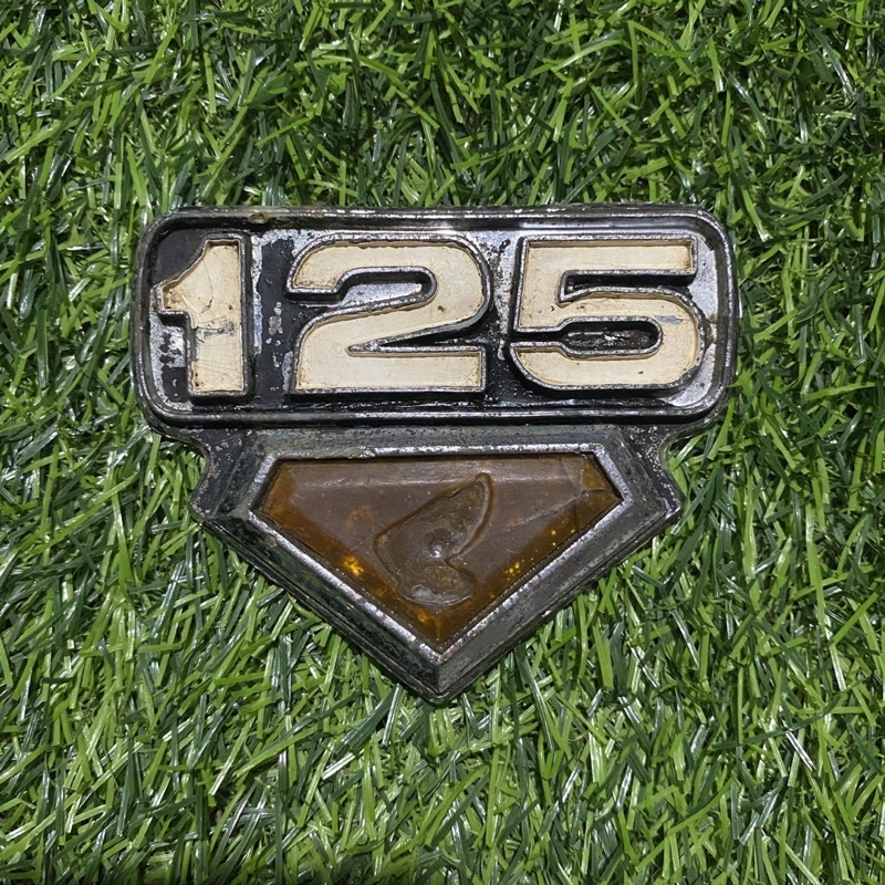 emblem logo tepong cover tutup aki honda cb125 original
