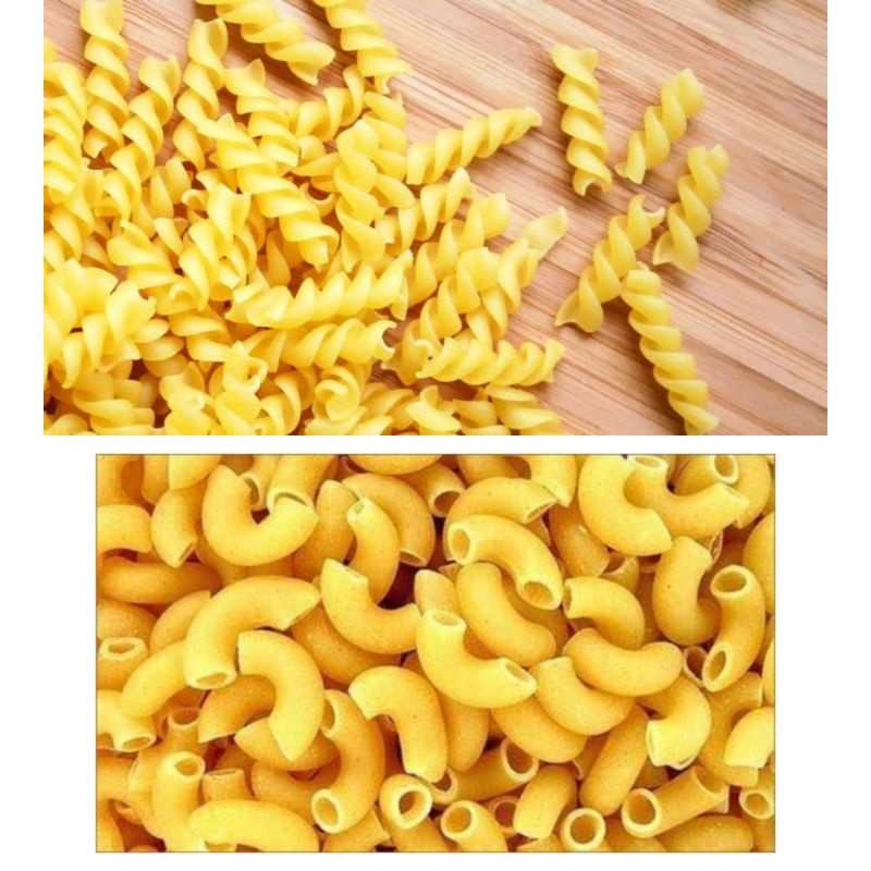 

Makaroni makroni macroni macaroni pasta pipa ulir fusili mentah 250 gram 1/4 kg