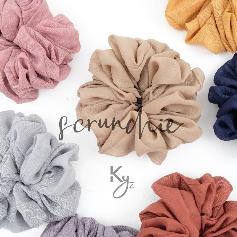 Scrunchie / Ikat Rambut / Kuncir Rambut Jumbo / Kunciran Hijab