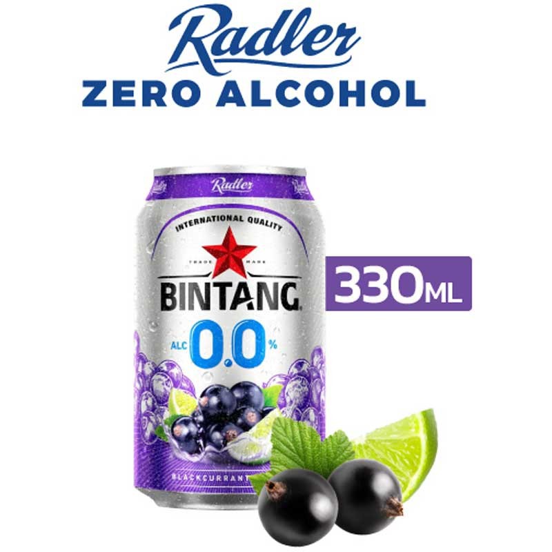 

Bintang Radler Blackcurrant Can 330ml *Miekomeiko*