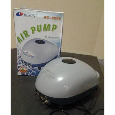 Pompa Udara Aerator 6 lubang RESUN AC-9906 Air Pump Aquarium AC9906