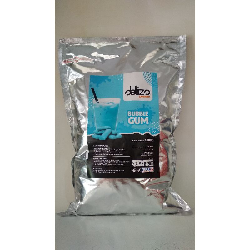 

DELIZO POWDER rasa BUBBLE GUM 1000g