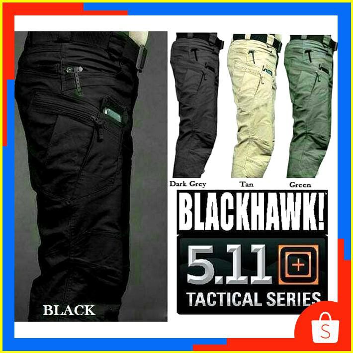  Celana  Tactical Cargo Blackhawk  Premium