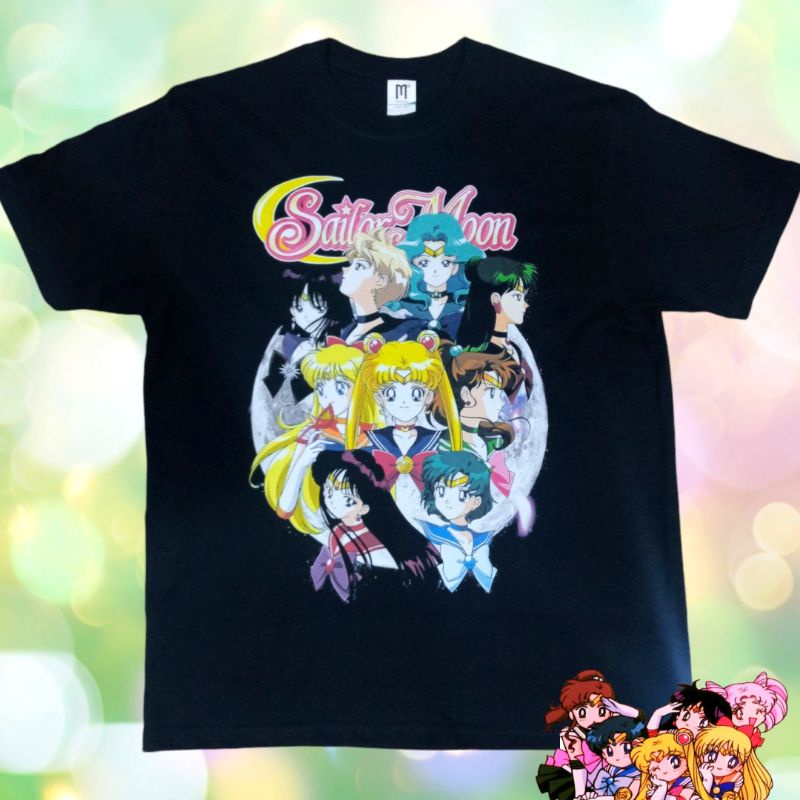 Sailor Moon Vintage Anime T-shirt/Kaos Anime Sailor Moon Vintage Retro Unisex Oversize