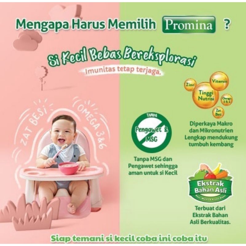 Promina Sweet Cereal Chocolate Avocado 100 Gr/Makanan Bayi