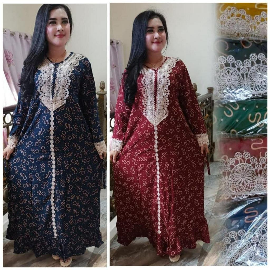 DASTER ARAB RENDA UNTIER  DASTER ARAB BUSUI MURAH  BAJU DASTER WANITA DAILY