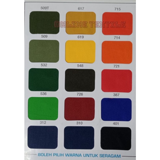 Termurah. kain bahan verlando japan dril