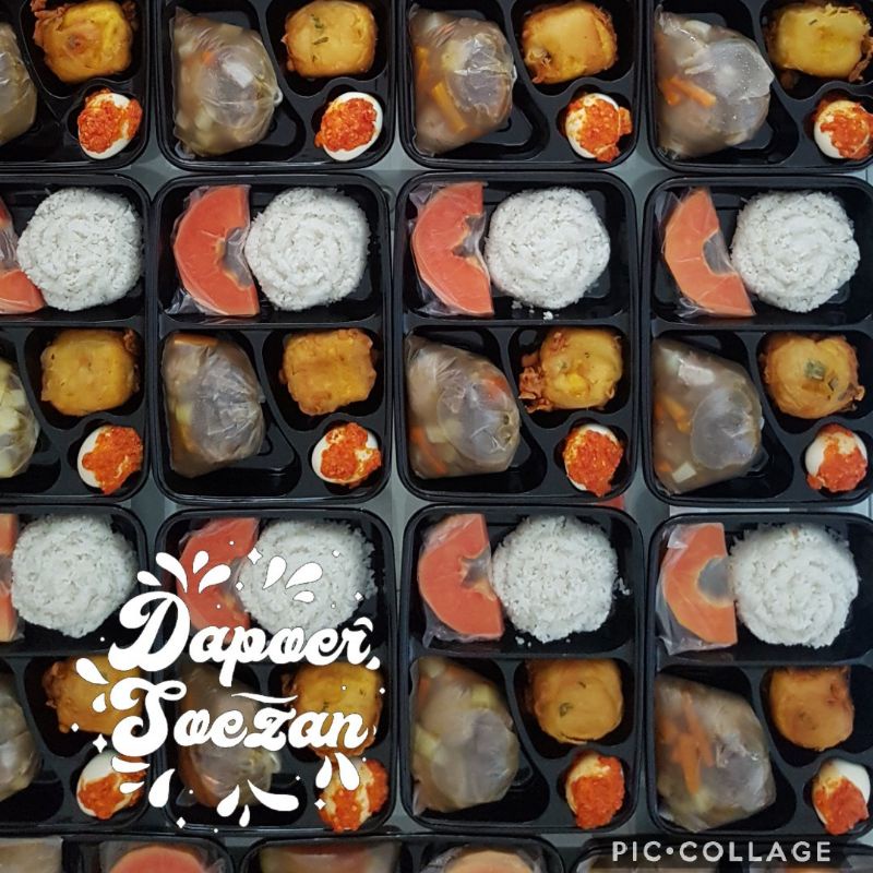 

catering 6 bento kotak nasi box HEMAT!