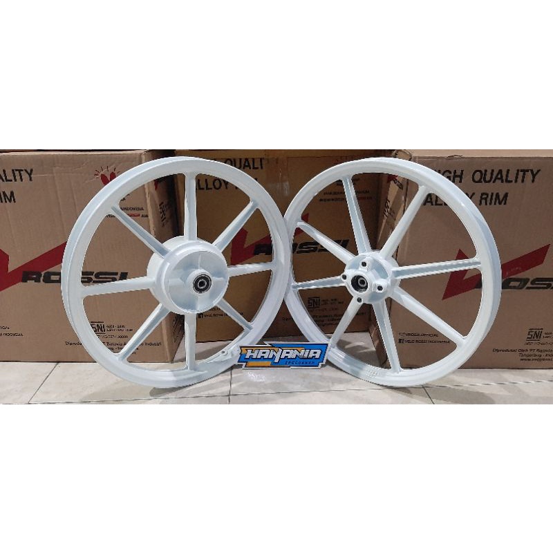 Velg Pelek Vrossi Palang 8 R17 Gold Hitam Putih Murah