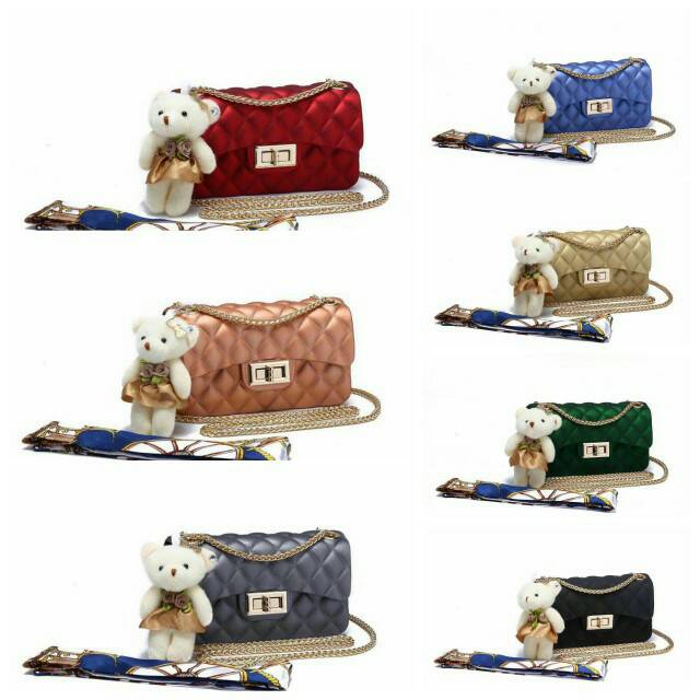 #005 chanel sling bag jelly 2645