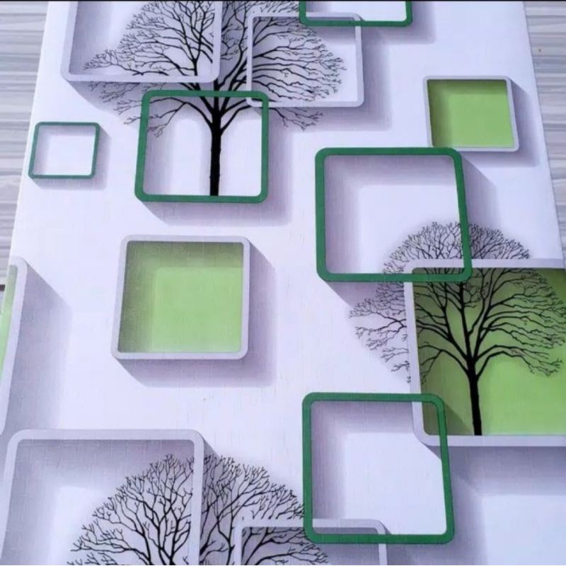Wallpaper Stiker Dinding Wallpaper Stiker Wallpaper dinding Kode Kotak 3D Best Seller UK45CM X 4M