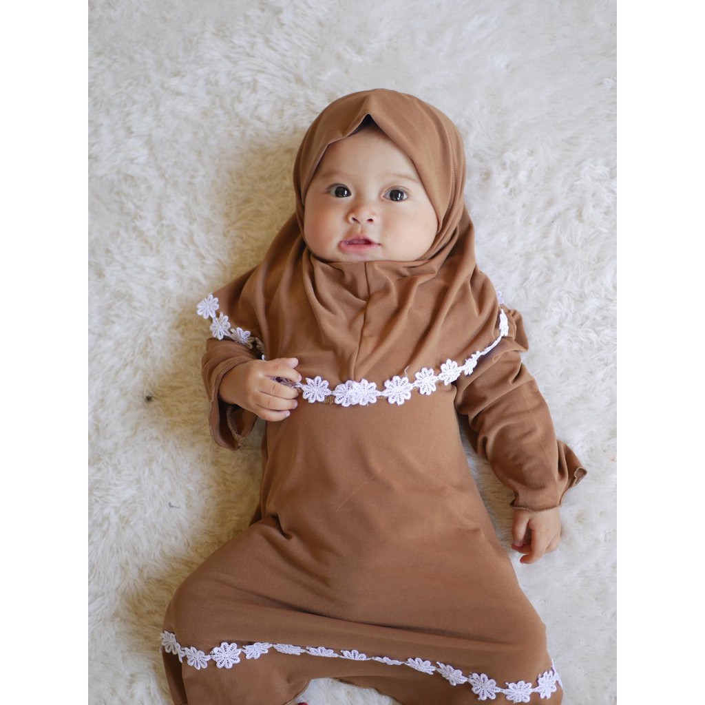 Cilla Dress - Gamis Anak Perempuan - Dress Imut Baby Perempuan 0-7 Tahun - Busana Muslim Anak Lucu
