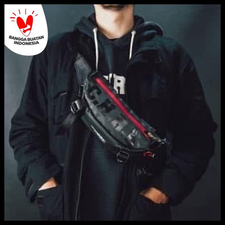 tas selempang waistbag choral nico unisex