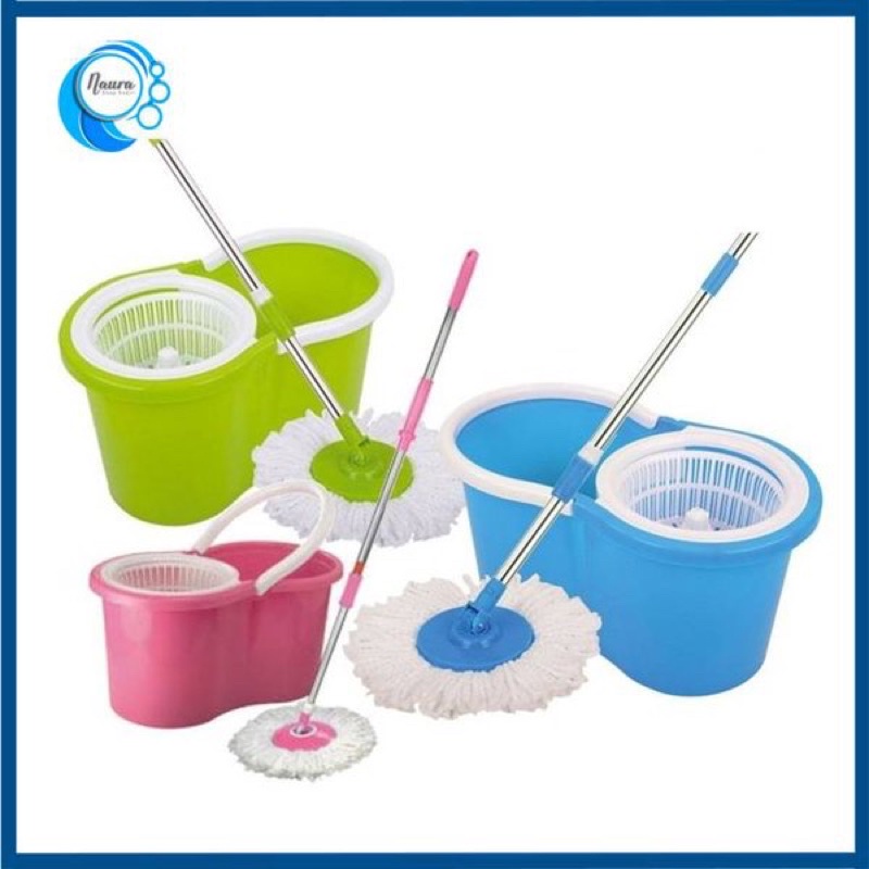 Alat Pel Lantai Super Mop Alat Pembersih Lap Pel / Magic Mop / Pel Otomatis