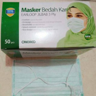 COD Masker  Bedah  Karet  Headloop Onemed Masker  Jilbab 