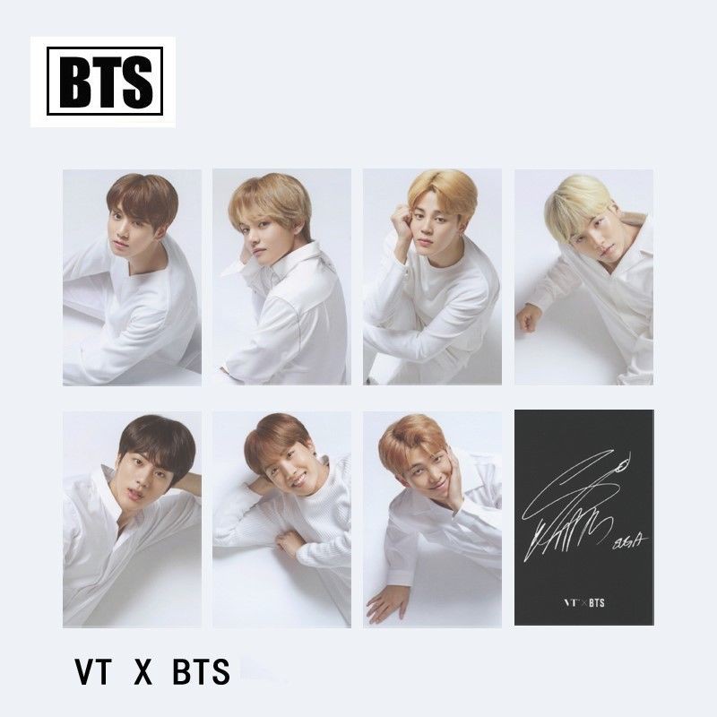Bayar Di Tempat 7pcs Set Kartu Poster Foto Kpop Bts Vt X Bts