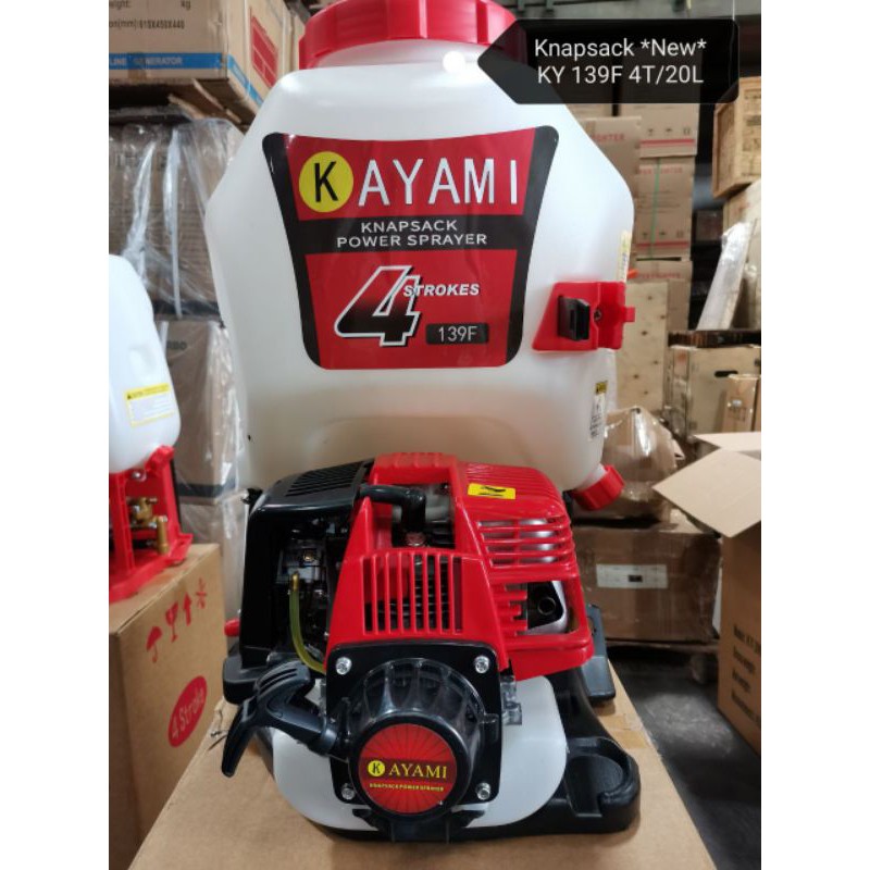 Knapsack Power Sprayer 4 Tak 20Liter New Model / Penyemprot Hama KAYAMI ORIGINAL