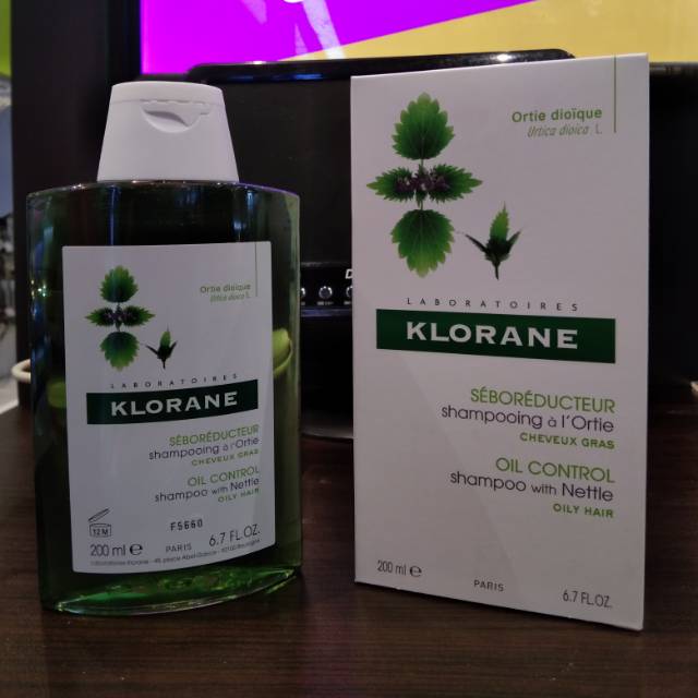 OILY HAIR klorane shampoo nettle