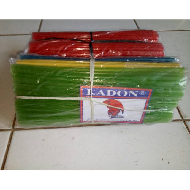 5 warna sedotan straw plastik 5mm panjang 24cm Murah minuman -/+200Btg