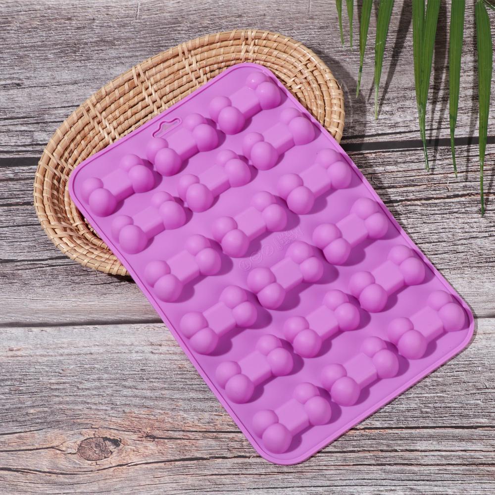 Populer Cetakan Kue Coklat Alat Baking Bentuk Tulang Puppy Dog Paw Handmade Ice Cube Tray
