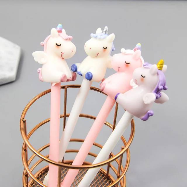 

Pulpen gel premium motif Unicorn gel pen student