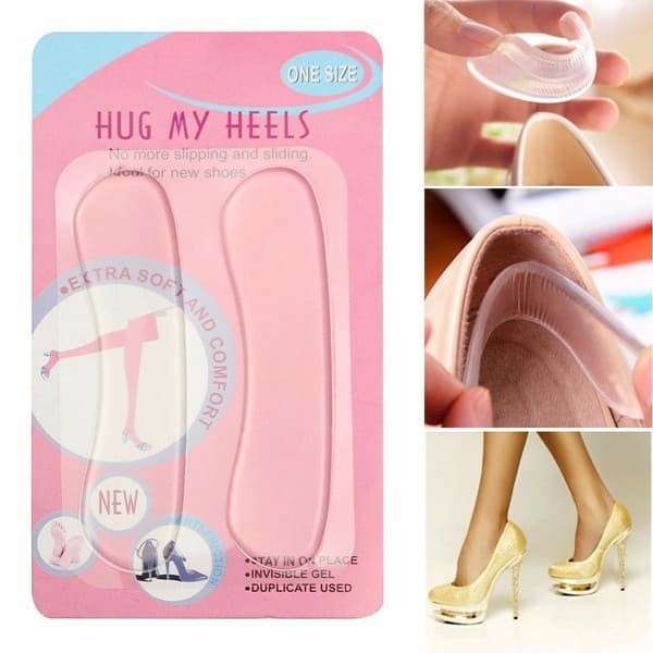 SILIKON GEL PELINDUNG KAKI HIGH HEELS SILICONE HUG MY HEELS PUNGGUNG KAKI - 1 psg