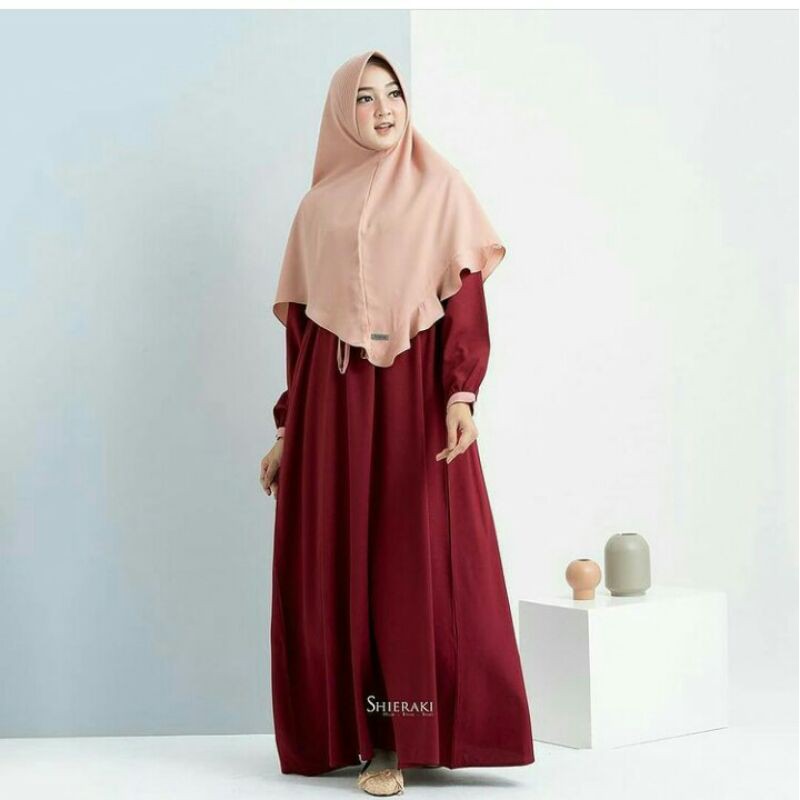 DRESS SHIERAKI, Gamis Shieraki, Gamis Syari, Dress Muslimah, LevanA, Shayna, Aleena