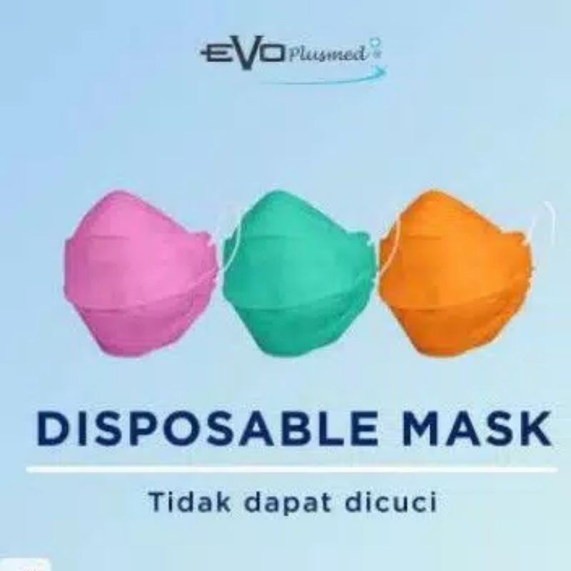 Masker Evo Plussmed 3 ply per pcs