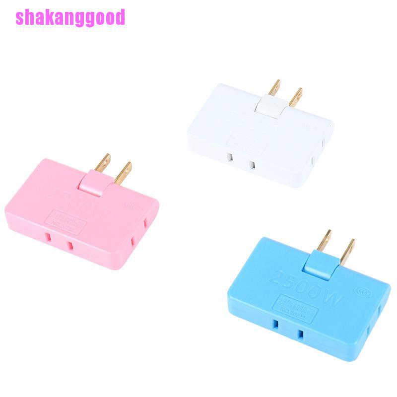 SKK Rotatable Socket Converter 180 Degree Multi Plug Slim Wireless Outlet Adapter SKK