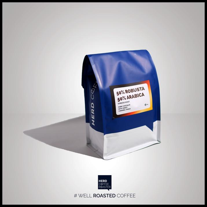 

Kopi 50:50 Blend Espresso Blend 1 Kg Herd Coffee