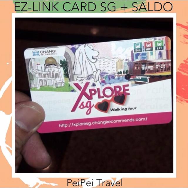 PROMO Kartu MRT/BUS EZ-LINK CARD Singapore Murah