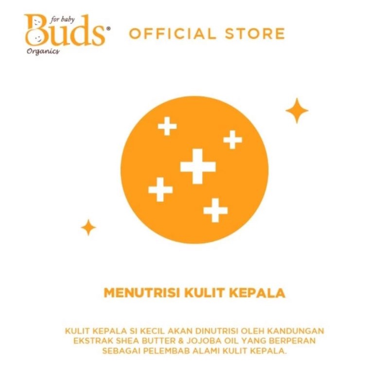 Buds Organics Conditioner For Kids 100 ml - Kondisioner Rambut Organik  Untuk Anak