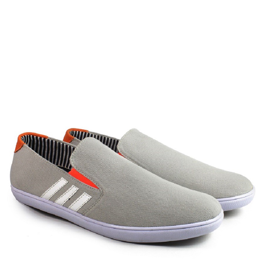 sepatu casual pria Sepatu Adidas Devv Slip On Pria Murah Sepatu Kasual Santai Tanpa Tali