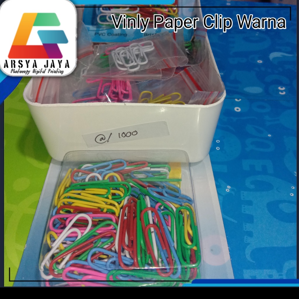 

Paper Clip / Klip / Penjepit Kertas Warna Joyko C-3100