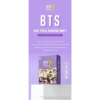 (SHARING) DO YOU KNOW ME BTS