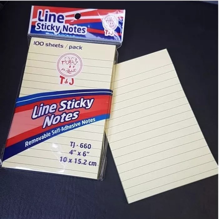 

T&J Labels LINE STICKY NOTES TJ-660