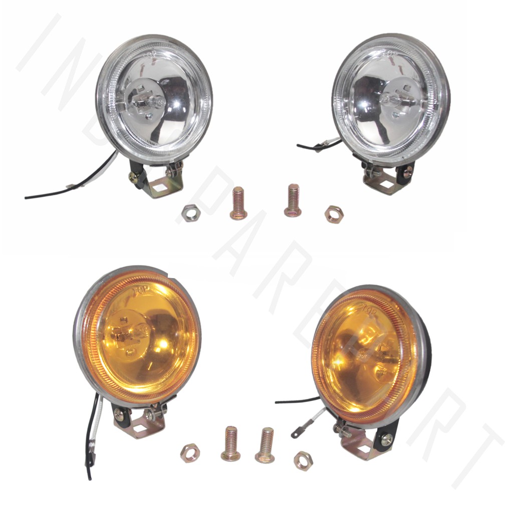 Lampu Kabut Bulat Fog Lamp-Foglamp Untuk Segala Jenis Motor Mobil 1 Set-2 Pcs