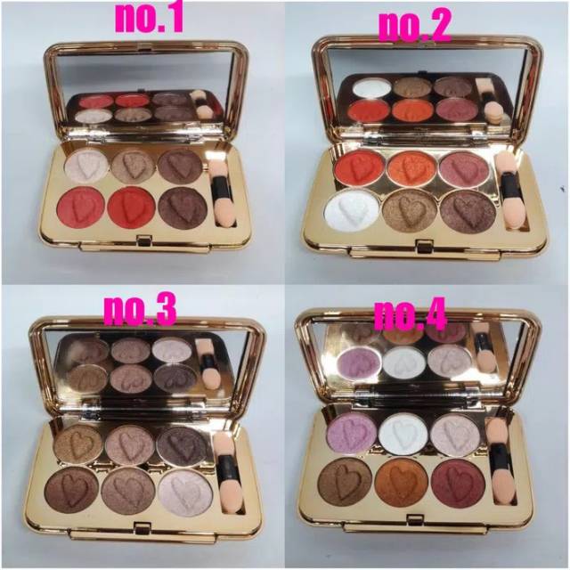 EYESHADOW 6.WARNA / XEAFEIFEL RATBEAUTY