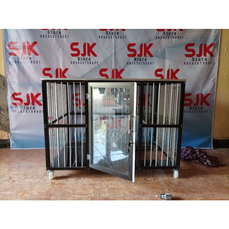 kandang kucing alumunium-1