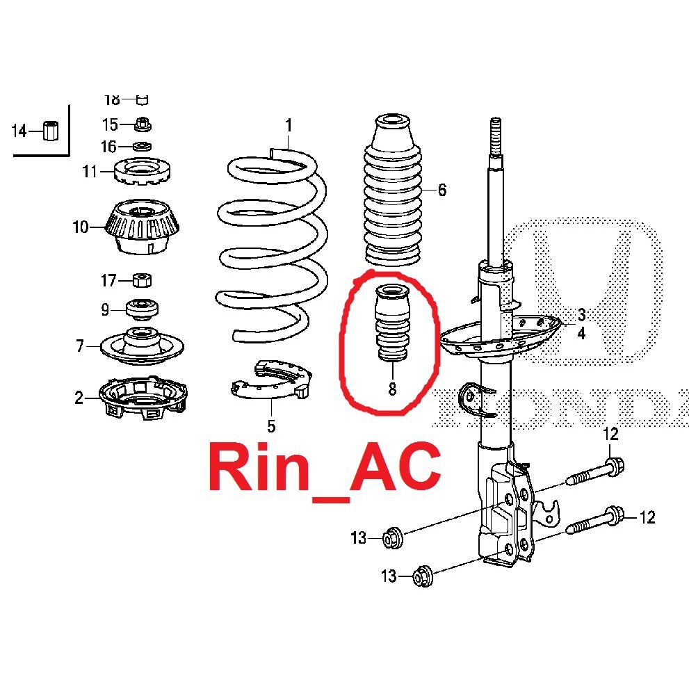 Terlaris Stopper Shockbreaker depan isi 2pcs