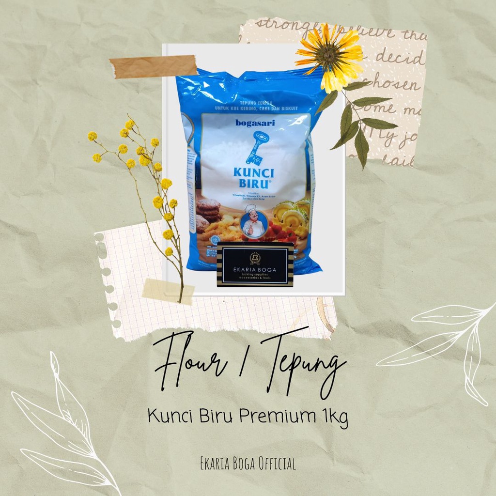 

FLOUR | TEPUNG TERIGU | BOGASARI | KUNCI BIRU PREMIUM