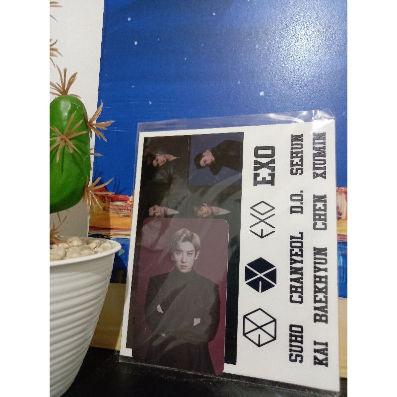 [READY STOCK] LIGHSTICK STIKER + PC CHANYEOL