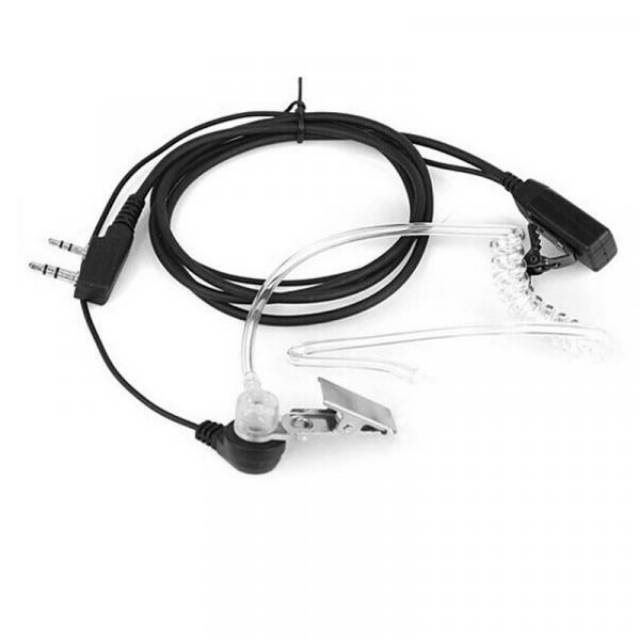 Headset Earphone FBI Style untuk Walkie Talkie - C9003A - Black